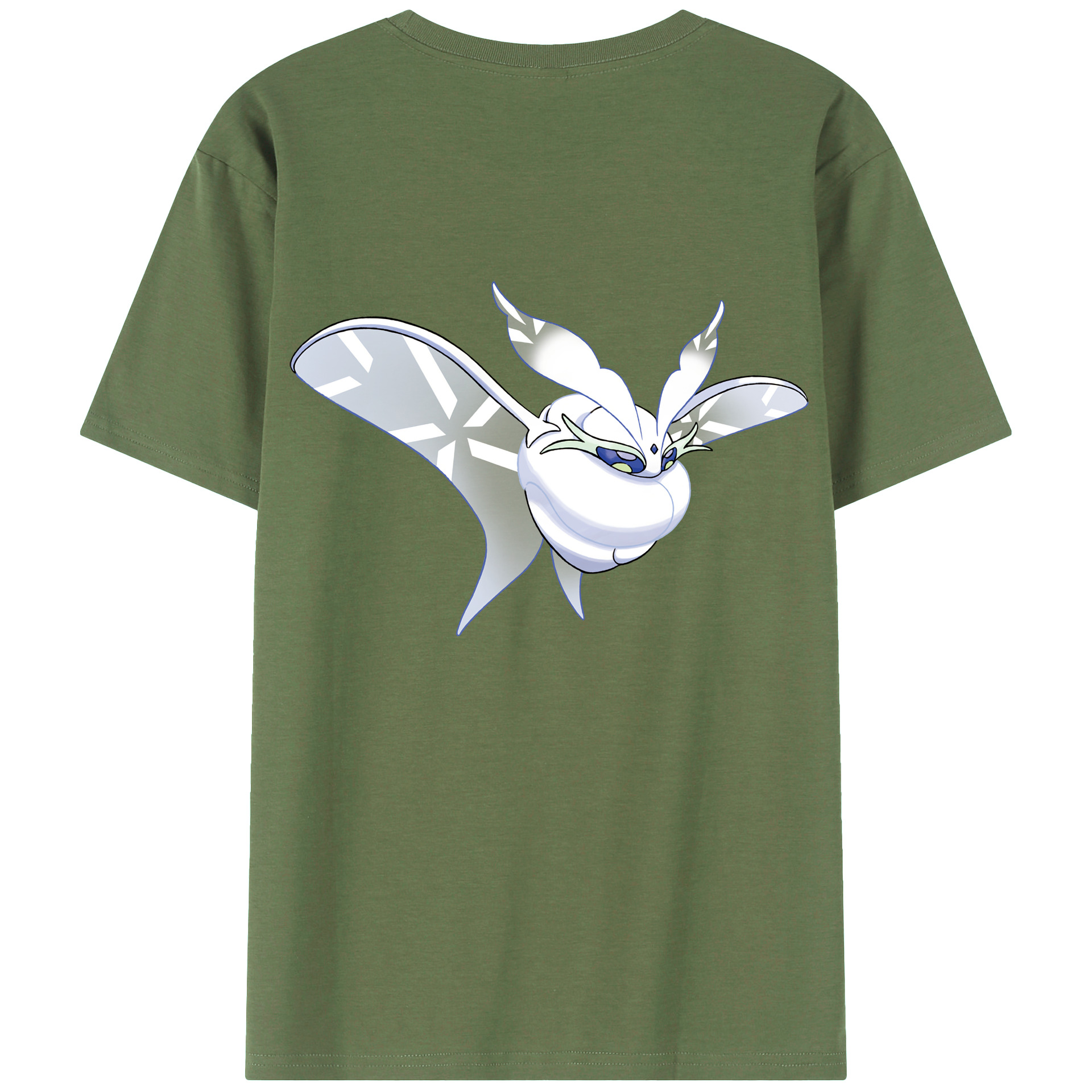 （画像用） ポケットモンスター Pokémon 綿100％ メンズ半袖Tシャツ（バックプリント） 通気性